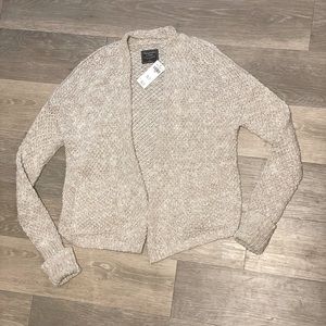 Abercrombie & Fitch Tan Cardigan